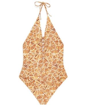 Maliparmi Intero Shell Badeanzug - Mettallic