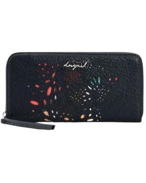 Desigual Grote Portemonnee - Blauw