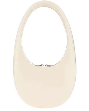 Coperni Tassen ,Leer Swipe Bag - Wit