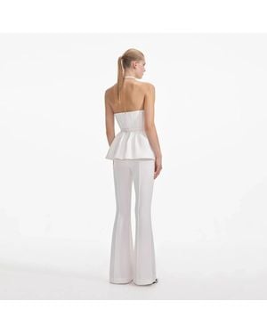 Self-Portrait Jumpsuits - Blanco