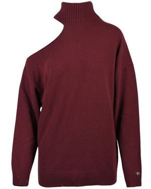 Aniye By Truien & Vesten ,Rood ,Wol Maglia Asimmetrica