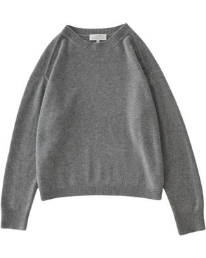 Studio Nicholson Truien & Vesten ,Grijs ,Kasjmier Haddan Knit