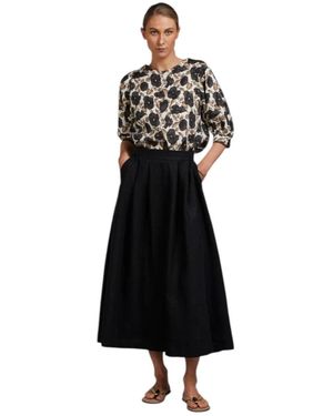 Stenströms Midi Skirts - Negro