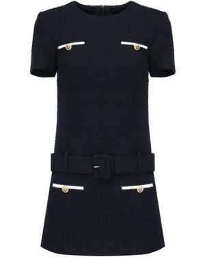 Self-Portrait Short Dresses - Black