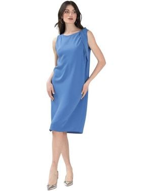 P.A.R.O.S.H. Midi Dresses - Blue