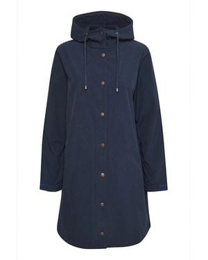 Cream Parkas - Blue