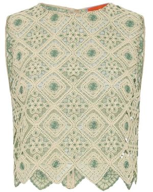 La DoubleJ Tops ,Polyester Aria Top - Groen