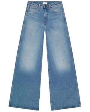 Wrangler Jeans ,Blauw ,Katoen Canyon Loose Jean