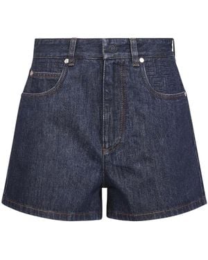 Fendi Denim Shorts - Blue