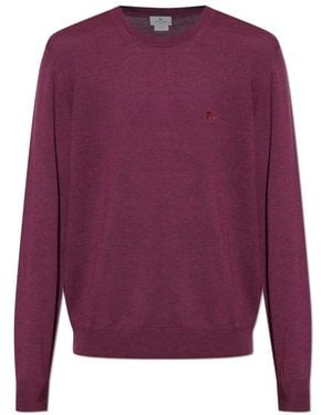 Etro Round-Neck Knitwear - Viola