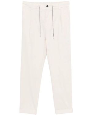 Eleventy Slim-Fit Trousers - Bianco