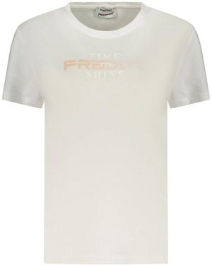 Freddy Kurzärmeliges T-Shirt - Weiß