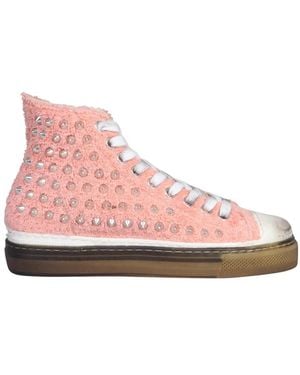 METAL GIENCHI Schoenen ,Roze ,Katoen Jm Sneakers
