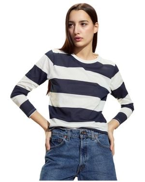 Cynthia Rowley Long Sleeve Tops - Blauw