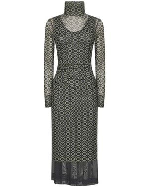 Dries Van Noten Midi Dresses - Grey