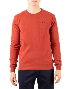 La Martina Round-Neck Knitwear - Rosso