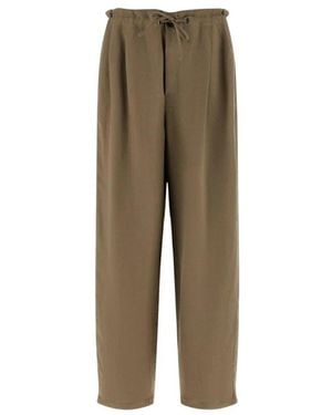 Brunello Cucinelli Wide Trousers - Natural