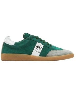 N°21 Palma Wildleder-Sneaker - Grün