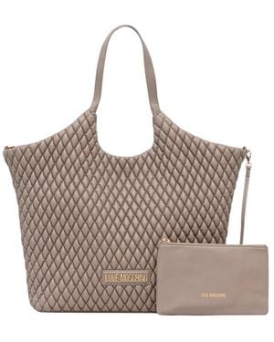 Love Moschino Tote Bags - Gris