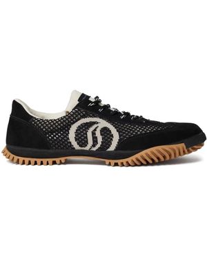Stella McCartney S-Wave Mesh Trainers - Black