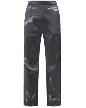 HELIOT EMIL Slim-Fit Trousers - Grey