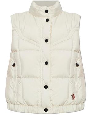 Moncler Jassen ,Polyester Doucy Down Vest - Naturel