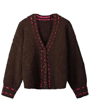 Pom Elise Cardigan - Braun