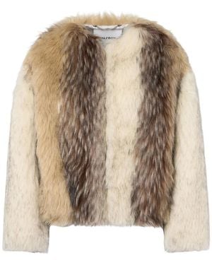 Halfboy Faux Fur & Shearling Jackets - Brown