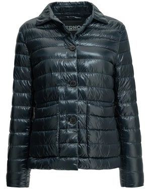 Herno Jassen ,Blauw ,Nylon Ultralicht Kort Donsjack Van Nylon - Zwart