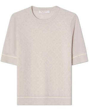 BUSNEL Round-Neck Knitwear - Blanco