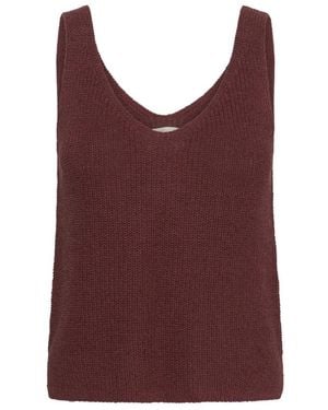 Part Two Sleeveless Tops - Rouge