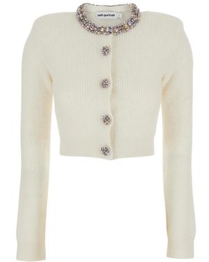 Self-Portrait Cardigans - Neutro