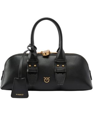 Pinko Tassen ,Zwart ,Katoen Escape Bag