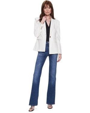 Pinko Humahuaca Giacca Crepe - Blauw