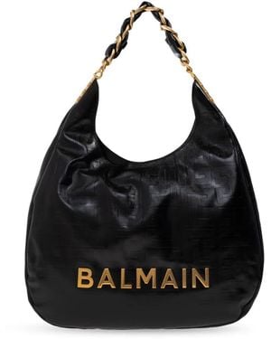 Balmain Shoulder Bags - Black
