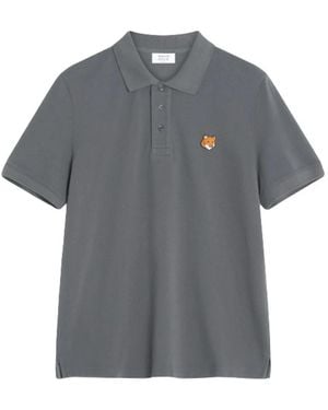 Maison Kitsuné Polo Shirts - Grigio