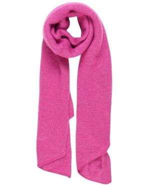 Pieces Winter Scarves - Pink