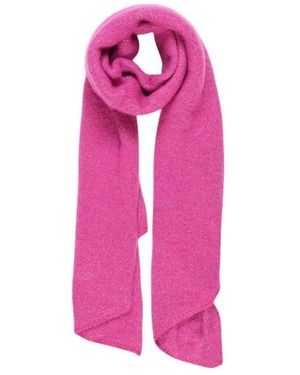 Pieces Winter Scarves - Pink