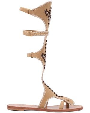 Alberta Ferretti Flat Sandals - Brown