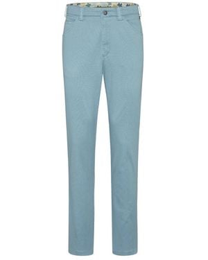 Meyer Slim-Fit Trousers - Azul