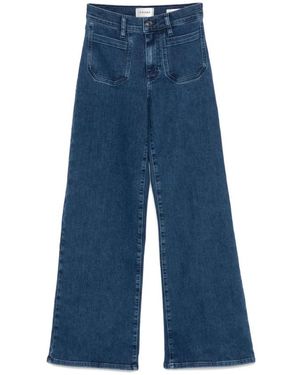 FRAME Wide Jeans - Blauw