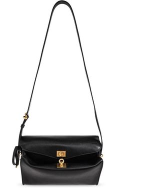 Balenciaga Tassen ,Zwart ,Leer Le 7 Shoulder Bag Medium