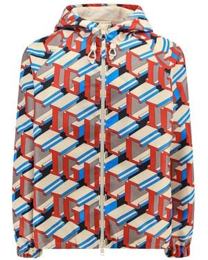 Gucci Pixel Print Nylon Jacket - Natural