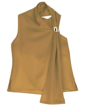 Imperial Sleeveless Tops - Neutro