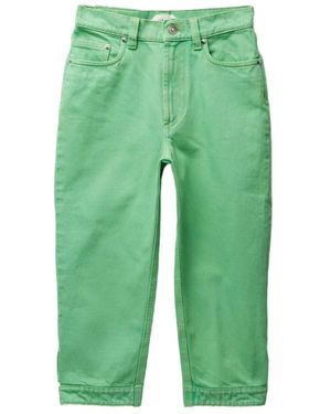 Versace Cropped Jeans - Verde