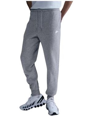 Nike Fitness ,Grijs ,Katoen Club Joggers - Blauw