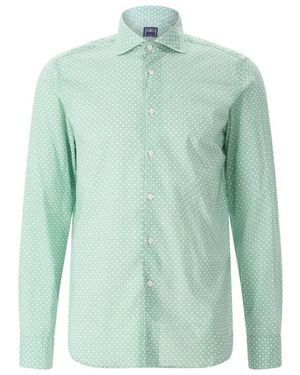 Fedeli Casual Shirts - Green
