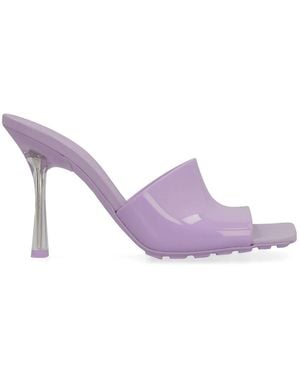 Bottega Veneta Heeled Mules - Purple