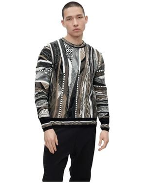carlo colucci Round-Neck Knitwear - Grey