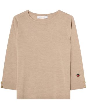 BUSNEL Round-Neck Knitwear - Neutre